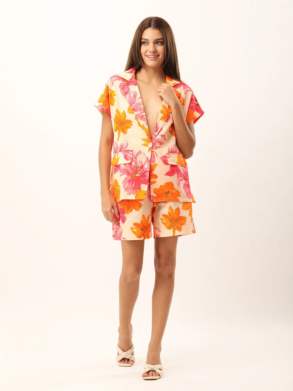 CORAL FLAMINGO CO-ORD