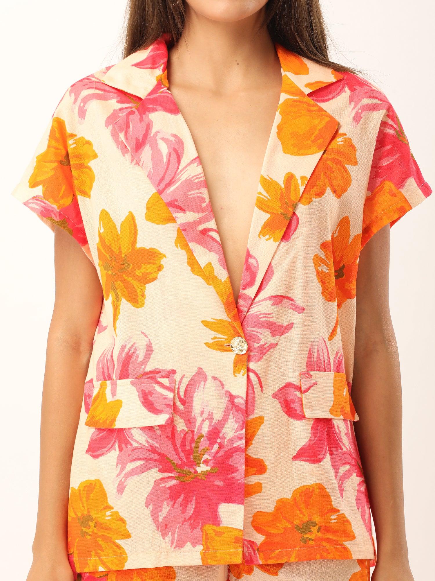 CORAL FLAMINGO CO-ORD