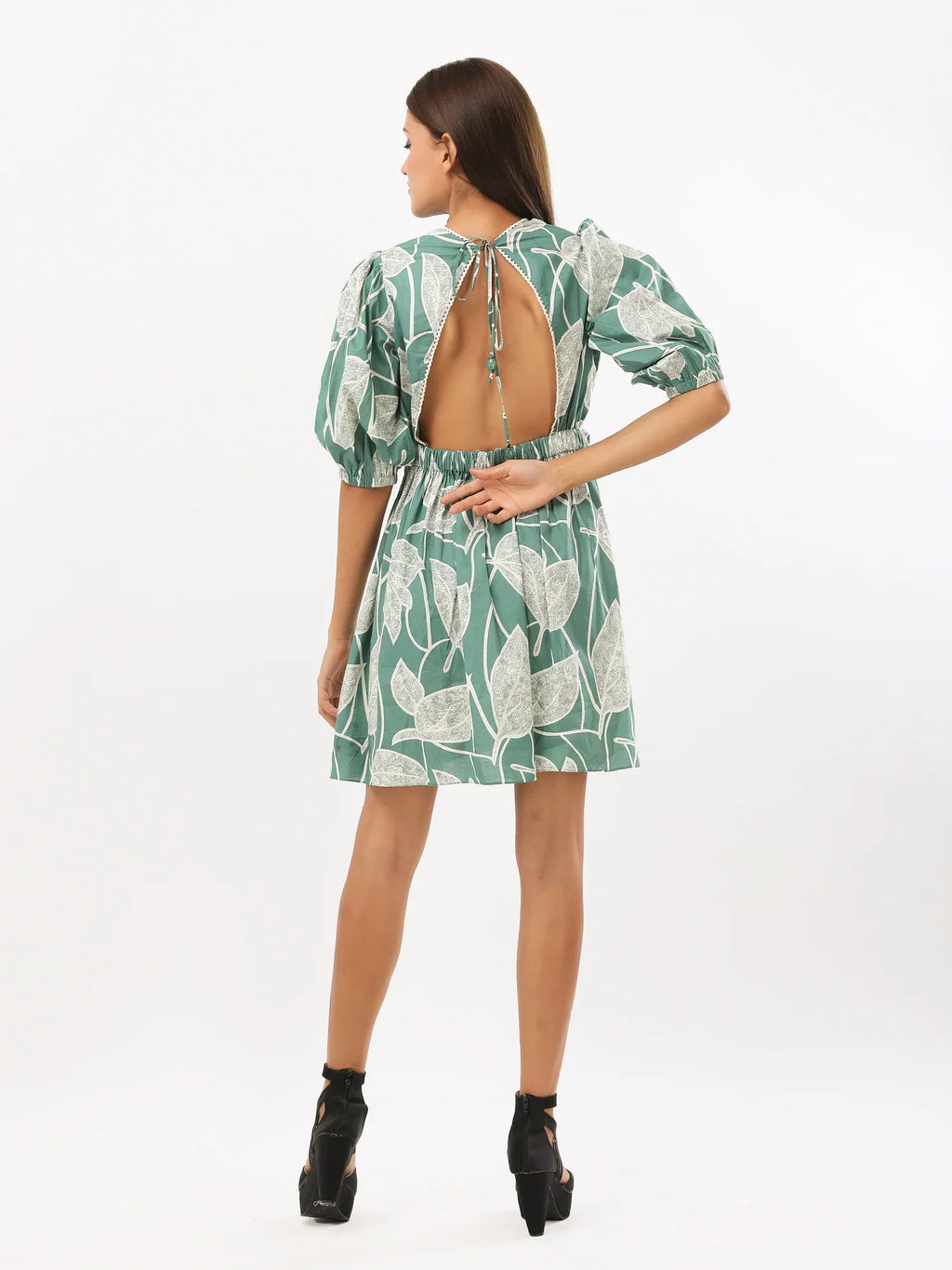 PASTEL FLORA SHORT DRESS