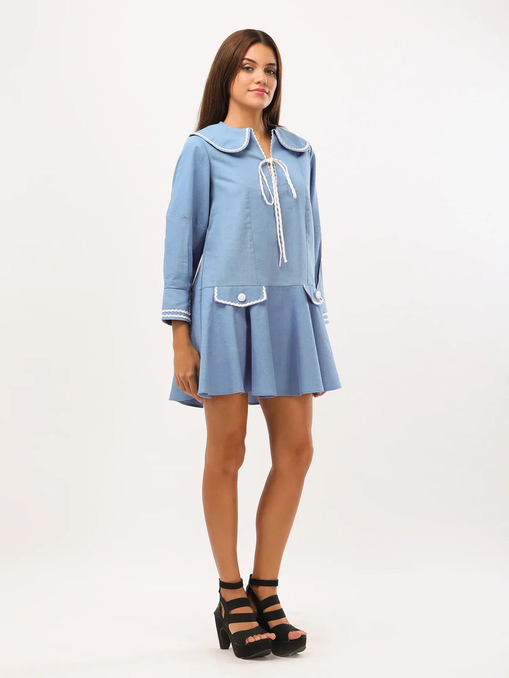 BLUE VOYAGE DENIM DRESS