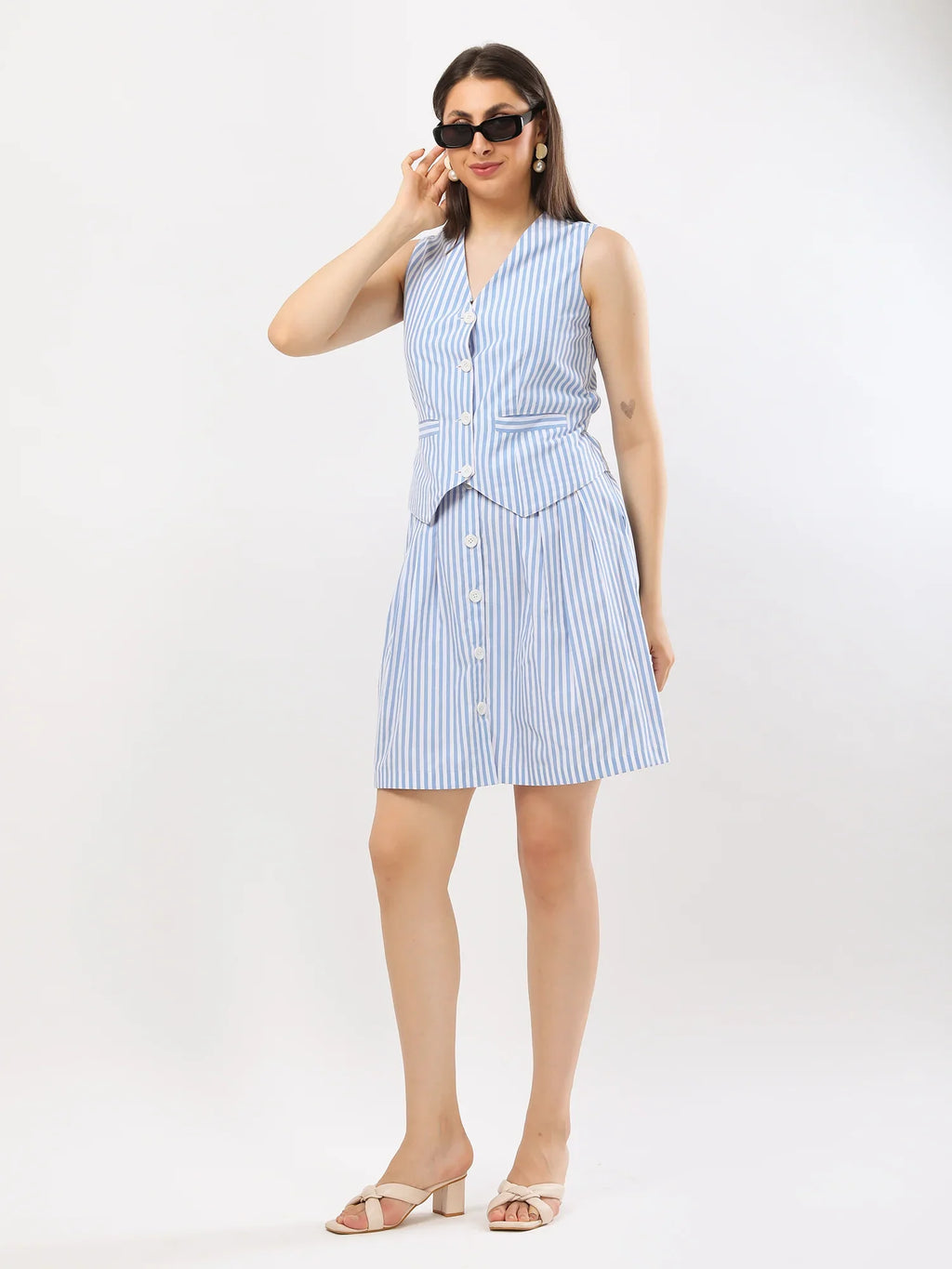 STRIPPED SUMMER CHIC SET